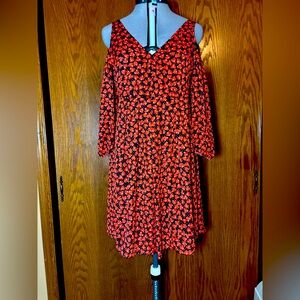 Disney Alice Black and Red heart dress - medium